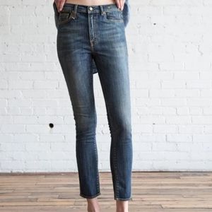 R13 SLOUCH SKINNY DENIM - Blue size 29 Made In Italy